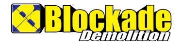 Blockade Demolition Logo